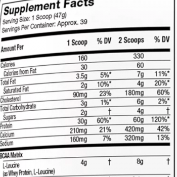 NitroTech Power  Whey Protein Power  4lbs